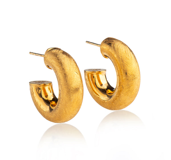 Nava Zahavi Gold Plated Bombay Gypsy Earrings