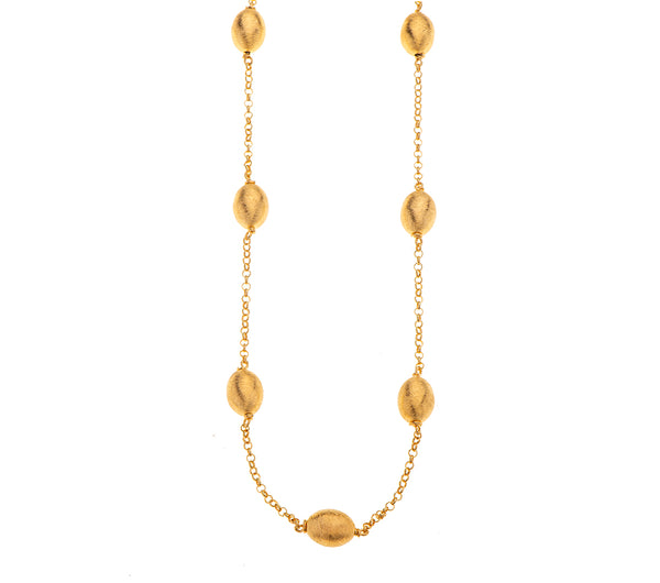 Nava Zahavi Gold Plated Beads Necklace