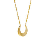 Nava Zahavi Gold Plated Horseshoe pendant Necklace