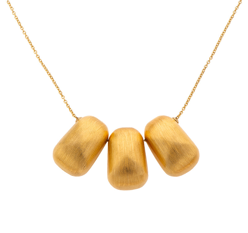 Nava Zahavi Gold Plated Nugget Necklace