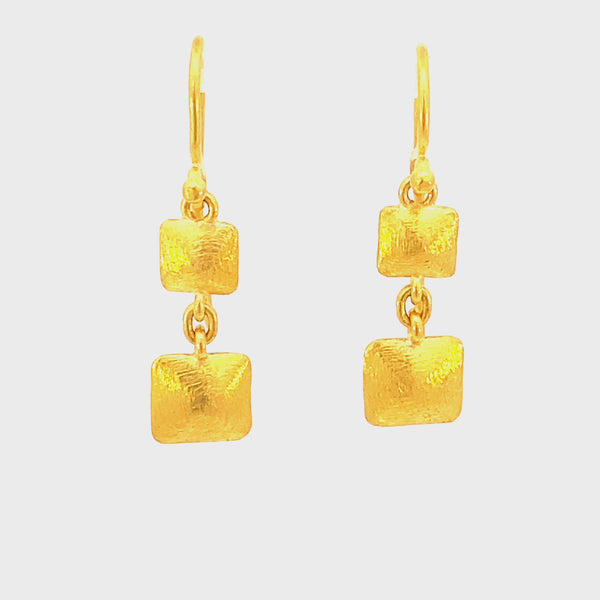 Nava Zahavi Dual Gold Earrings