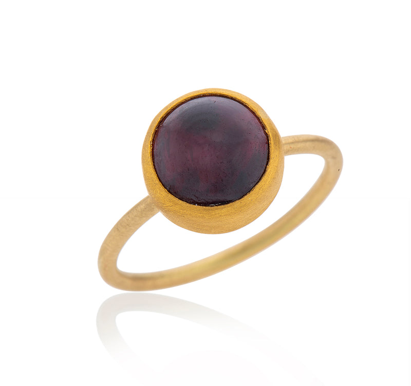 Garnet Zone Ring