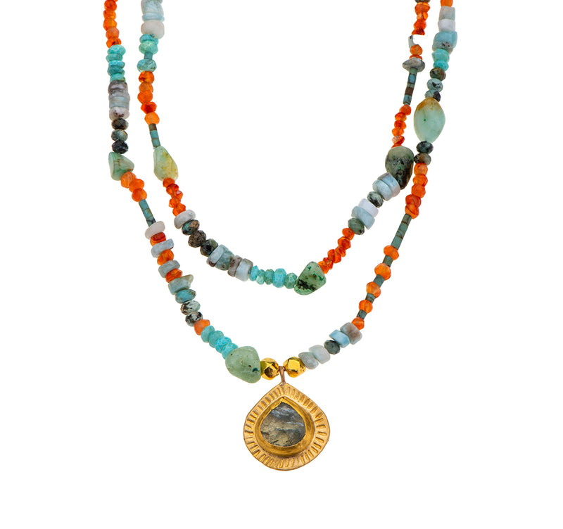 Nava Zahavi Mixed Gem Necklace